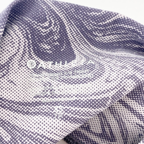 Athleta Women’s Size XS High Waist Marbled Gray Cropped Workout Legging - Picture 3 of 5